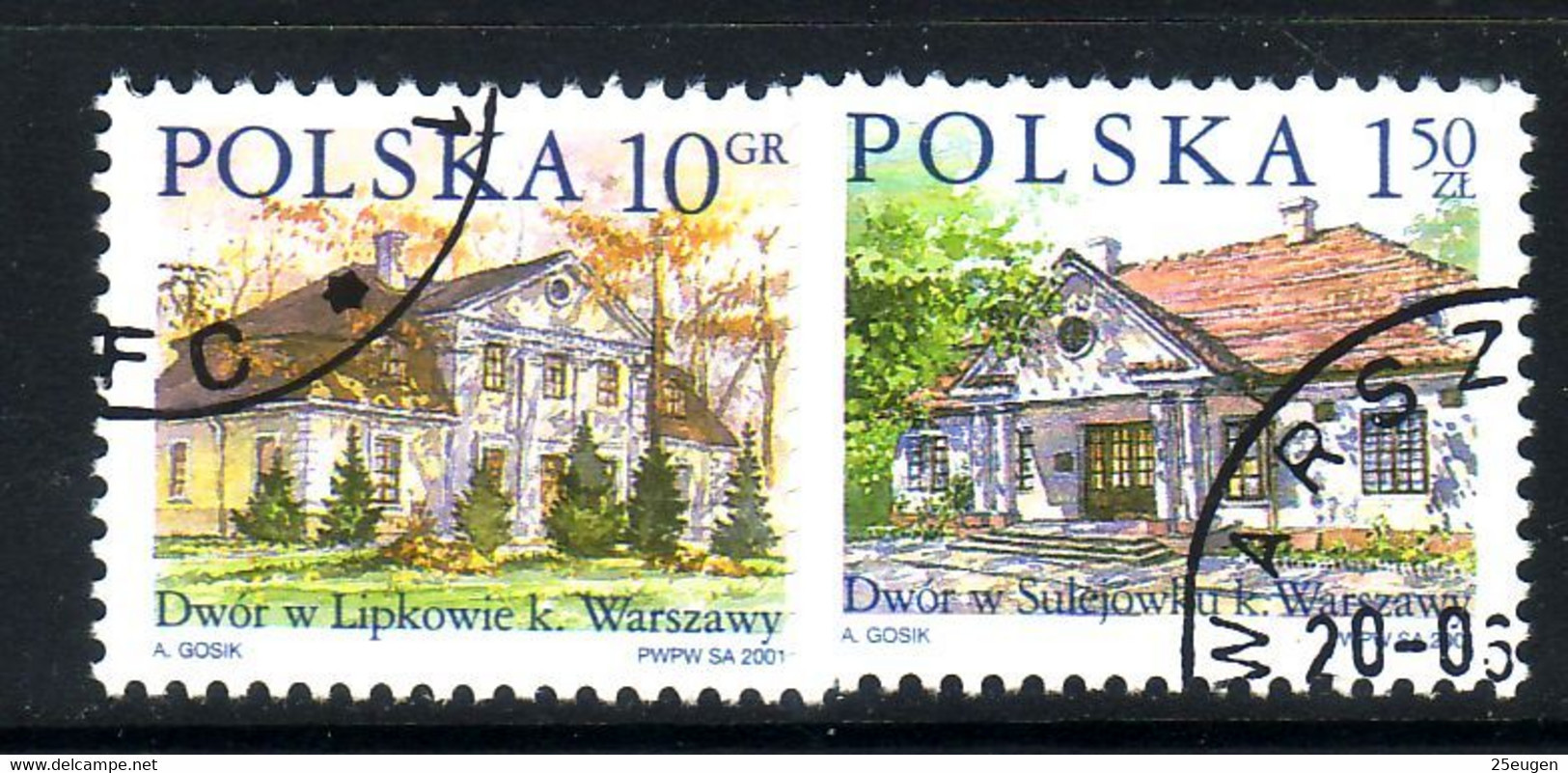 POLAND 2001 MICHEL No: 3890-91 USED - Used Stamps