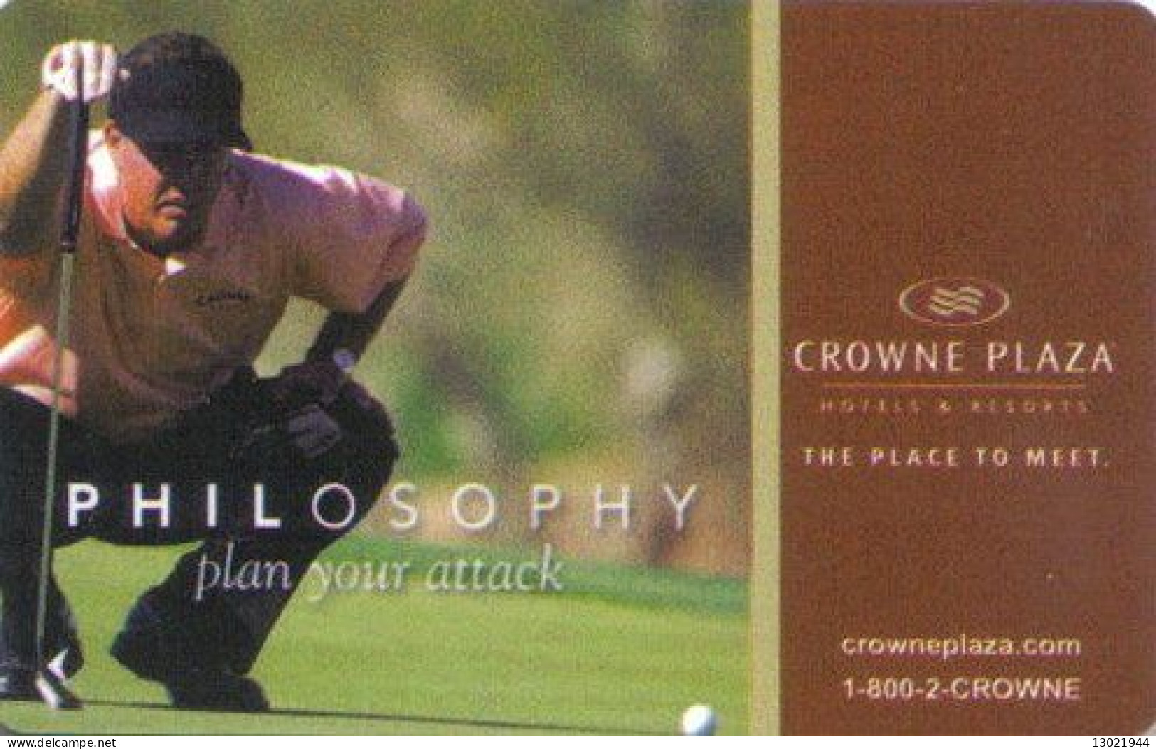 STATI UNITI  KEY HOTEL  Crowne Plaza - Philosophy Plan Your Attack (PLIcards) - Hotel Keycards