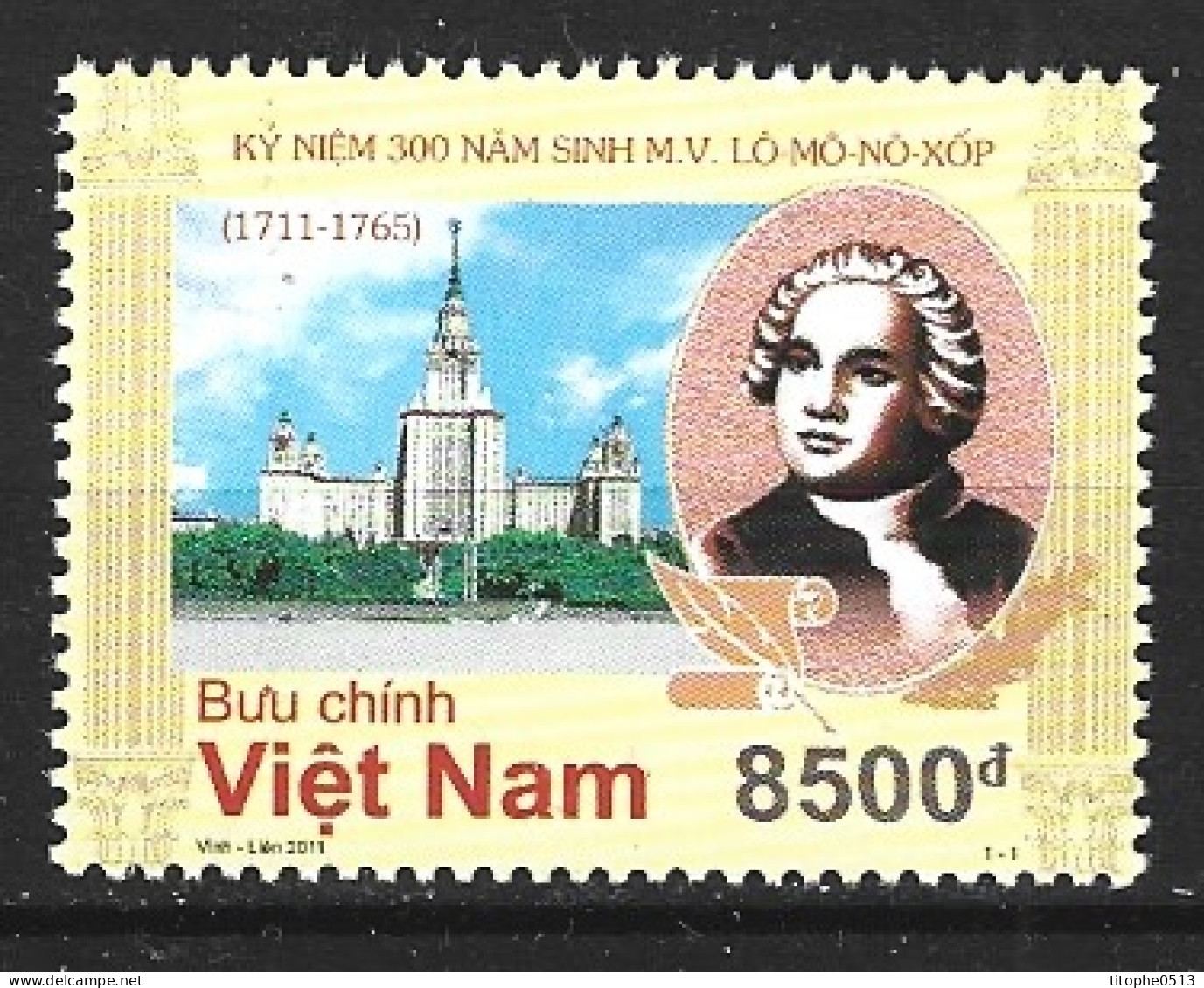 VIET NAM. N°2391 De 2011. Lomonossov. - Chimie