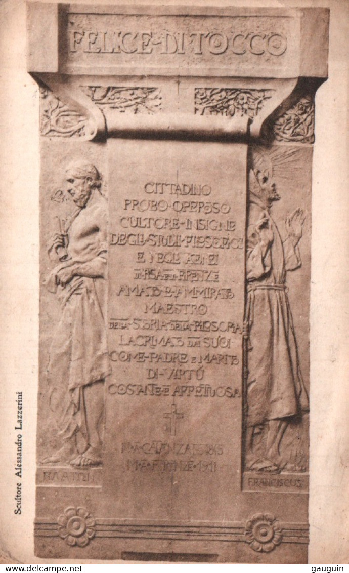 CPA - Sculpteur Alessandro LAZZERINI - Carte écrite Et Signée Par L'Artiste ... - Other & Unclassified