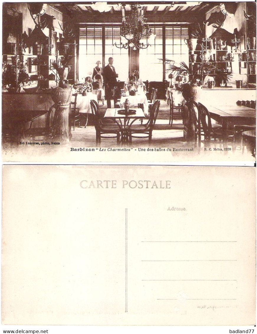 77 - BARBIZON - Les Charmettes - Une Des Salles Du Restaurant - Barbizon