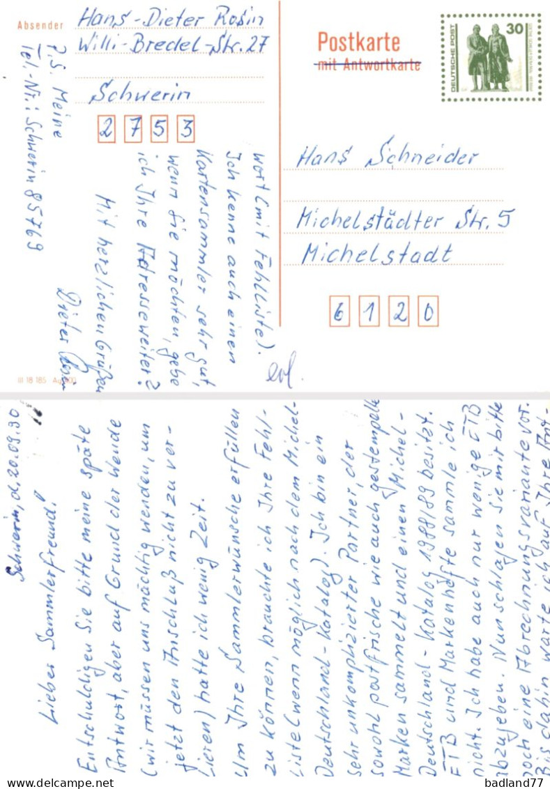Deutsche Post - Postkarte - - Other & Unclassified
