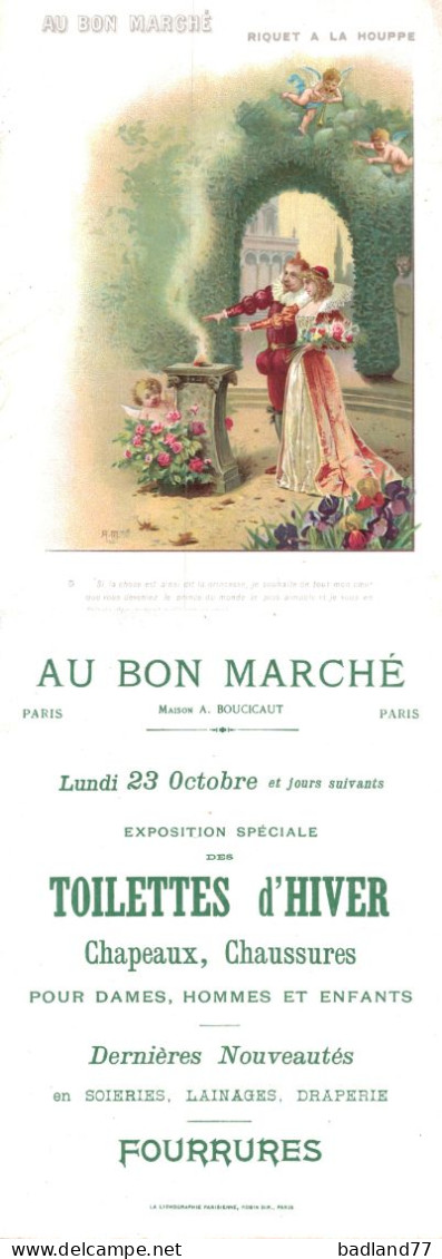 Grande Chromo AU BON MARCHE - Riquet à La Houpe - Au Bon Marché