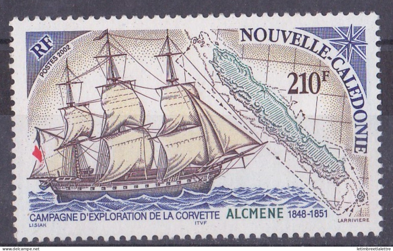 Nouvelle Calédonie - YT N° 872 ** - Neuf Sans Charnière - 2002 - Unused Stamps