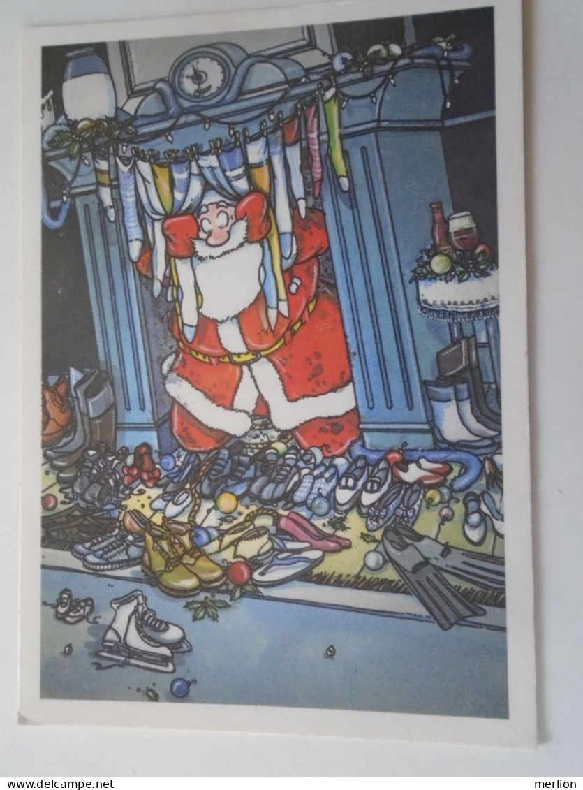 D203285  CPM  Santa Claus - Père Noël  - Christmas - Humour - Cambell's - Els Overbergh,  Leuven - Humour