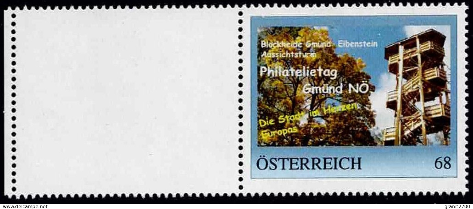 PM  Philatelietag Gmünd - Die Stadt Im Herzen Europas Ex Bogen Nr.  8126426  Vom 19.4.2018 Postfrisch - Sellos Privados