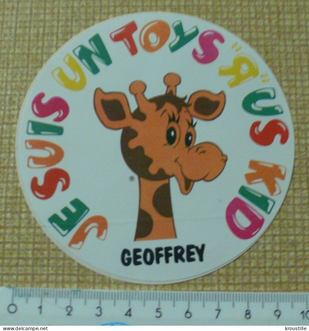 AUTOCOLLANT TOYS'R US - GIRAFE - GEOFFREY - Stickers