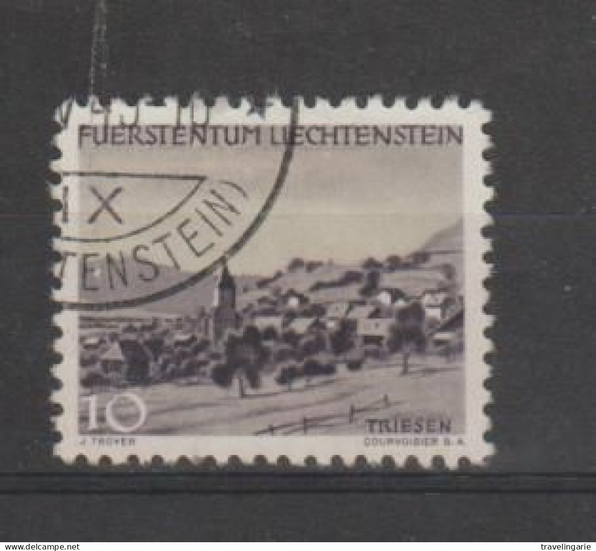 Liechtenstein 1944-45 Triesen 10 R ° Used - Oblitérés