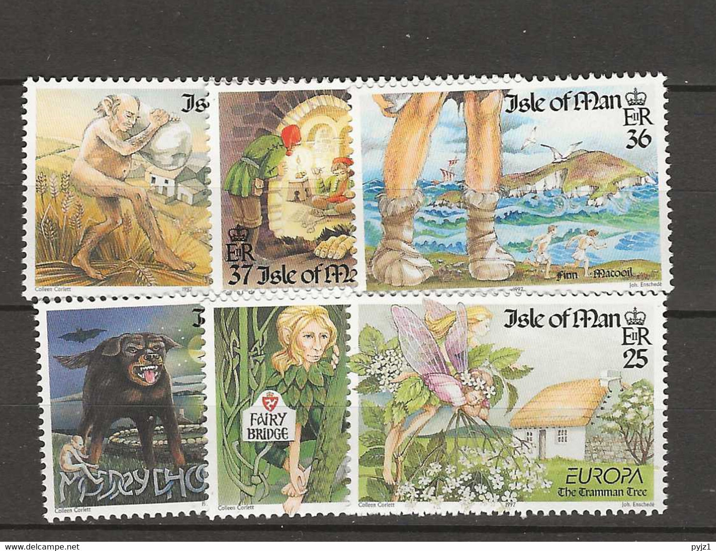 1997 MNH Isle Of Man Mi 716-21 Postfris** - Man (Eiland)