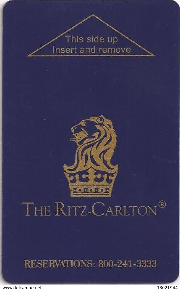 STATI UNITI  KEY HOTEL  The Ritz-Carlton - Reservations: 800-241-3333 (blue) PLIcard - Cartes D'hotel