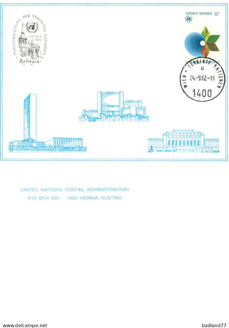 Nations Unies - United Nations - Vereinte Nationen - Postcard - Wien - Rotingen - Sonstige & Ohne Zuordnung