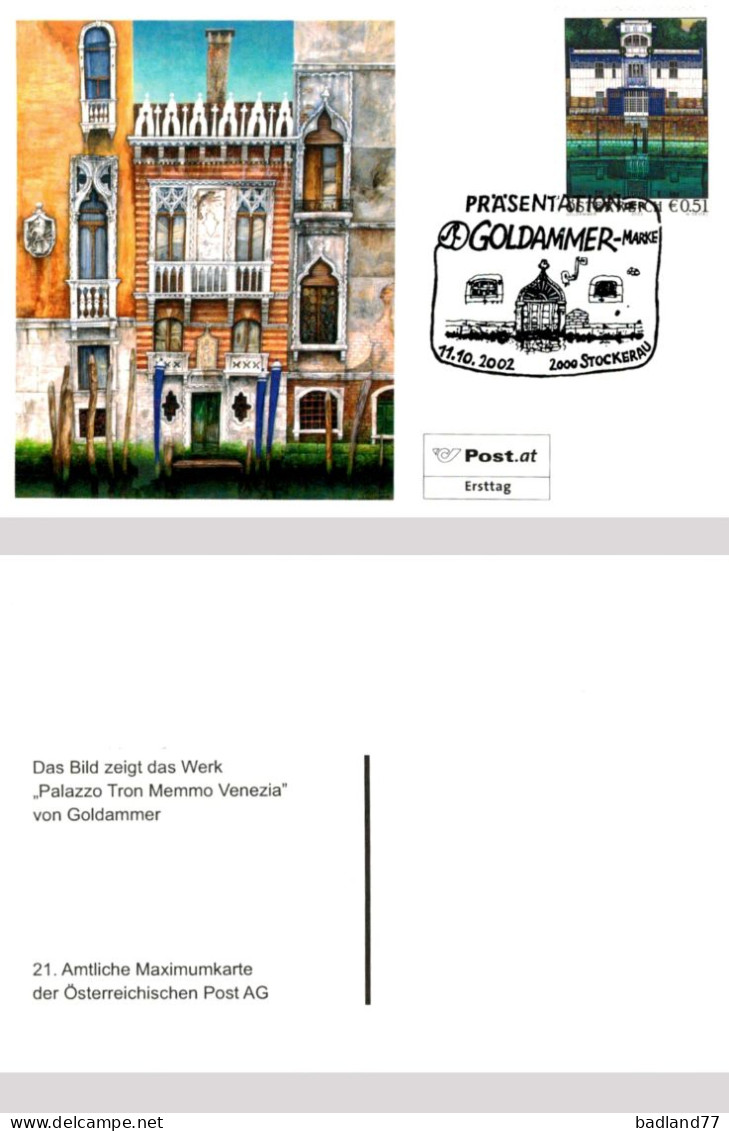 Osterreich - Postkarte - Ersttag Goldammer Marke - Other & Unclassified
