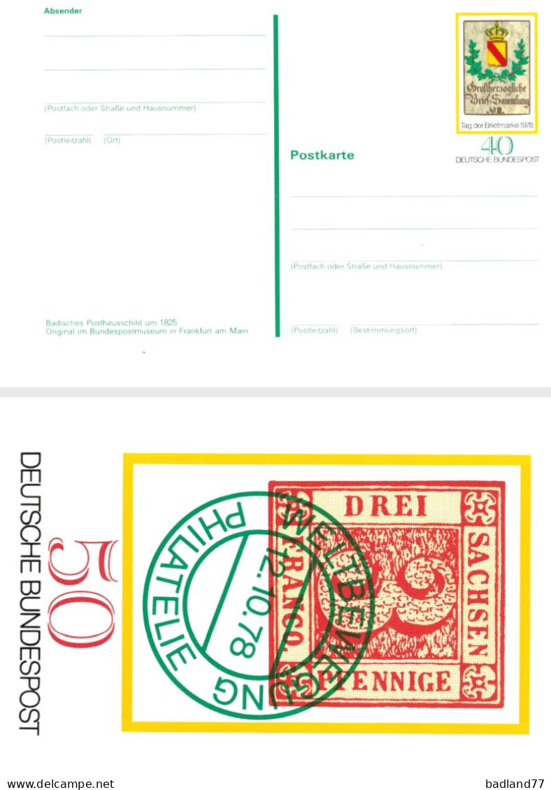 Deutsche Bundespost - Postkarte -  Tag Der Briefmarke 1978 - Other & Unclassified