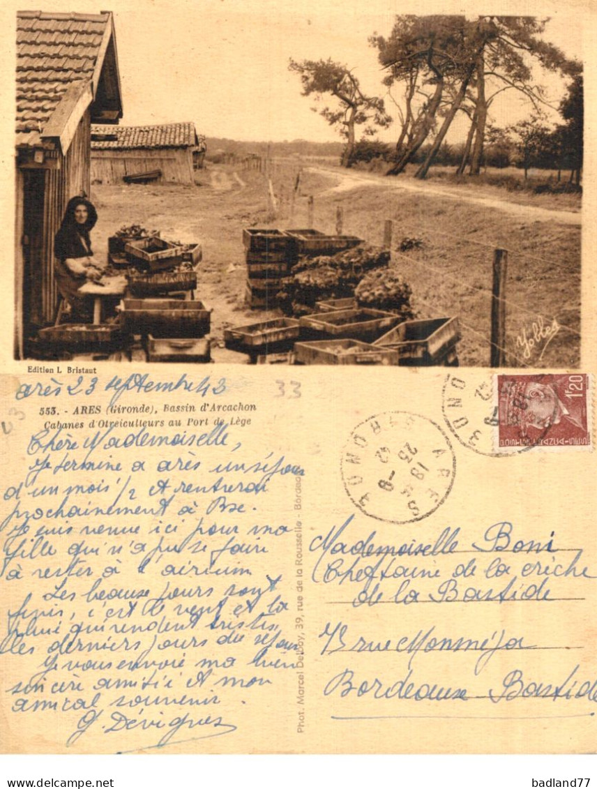 33 - ARES - Cabanes D'ostréiculteurs Au Port De Lége - Arès