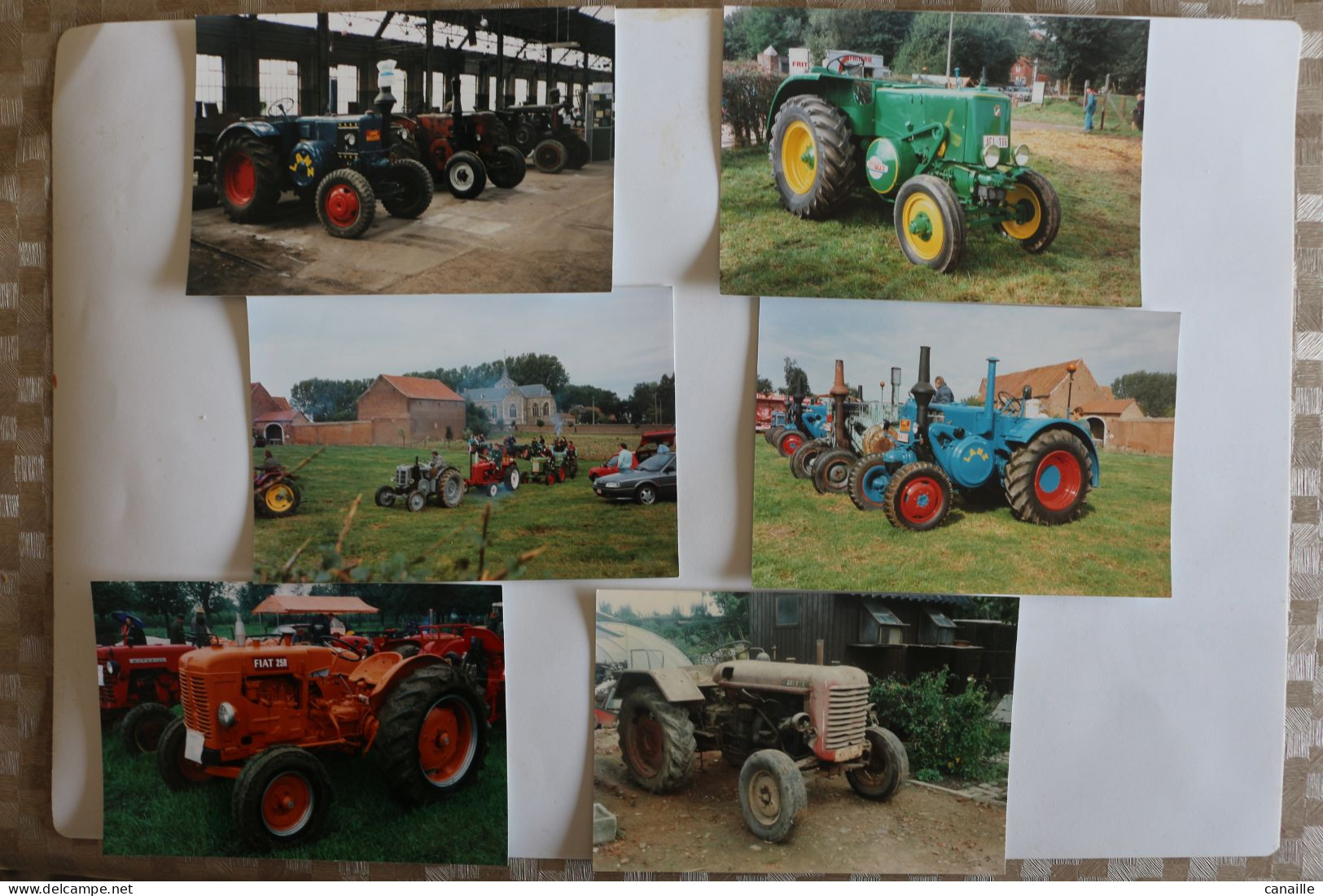 X-X/Lot De 23 Photos - Raportage De Photos D'une Exposition De Tracteurs Agricoles  Photo D'un Amateur.10x15 Cm - Other & Unclassified