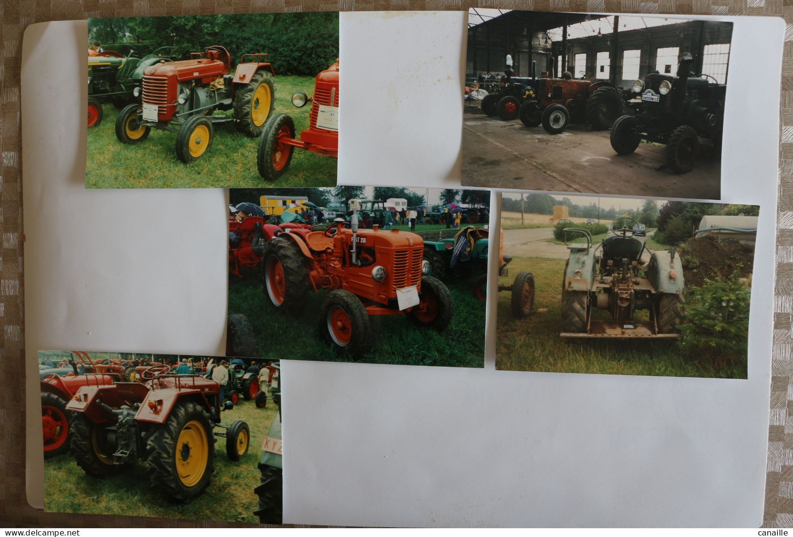 X-X/Lot De 23 Photos - Raportage De Photos D'une Exposition De Tracteurs Agricoles  Photo D'un Amateur.10x15 Cm - Sonstige & Ohne Zuordnung