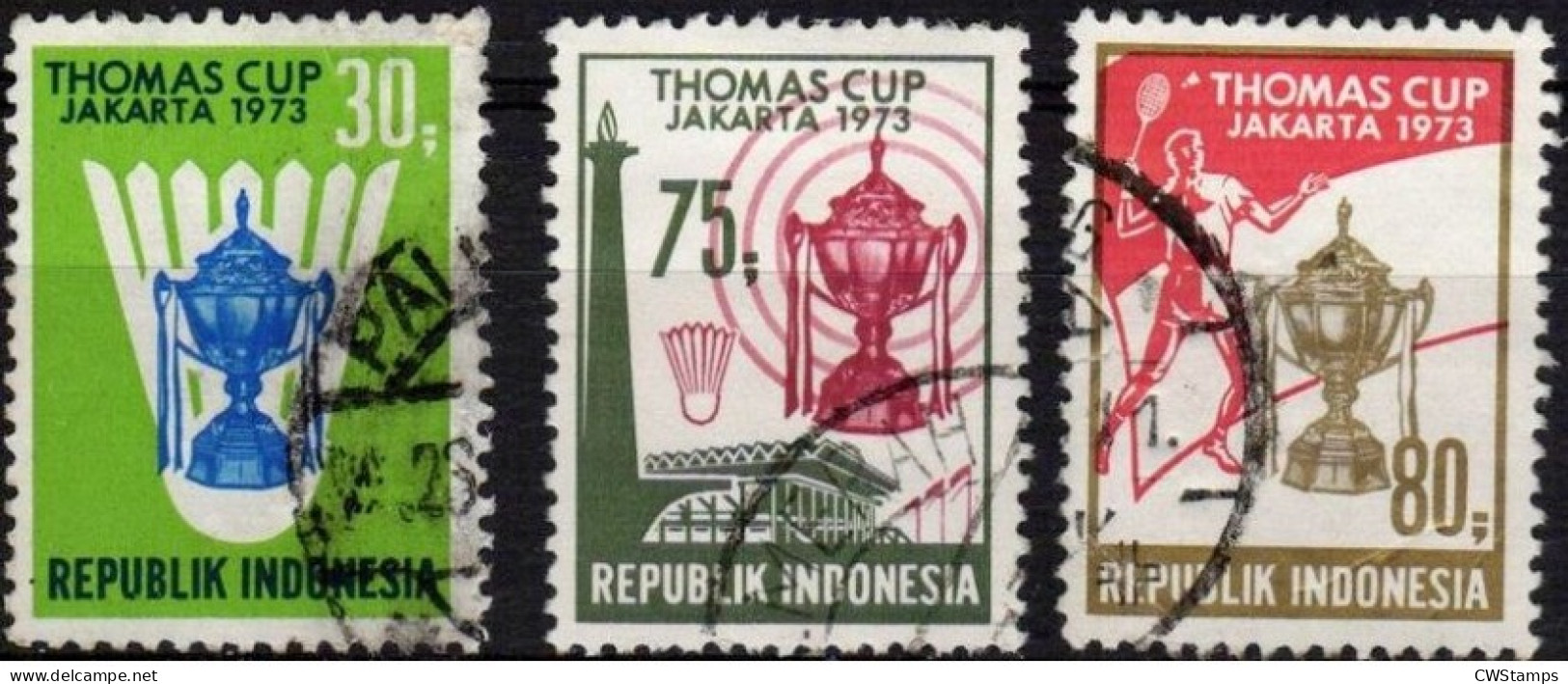 .. Indonesie 1973  Zonnebloem 734/36 - Indonésie
