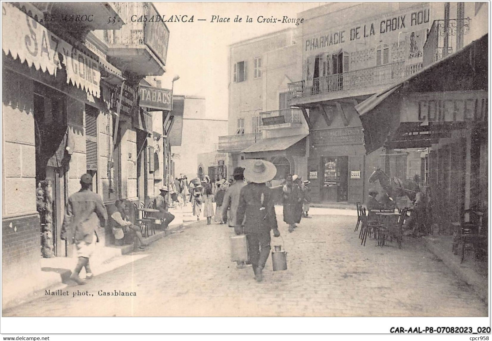 CAR-AALP8-MAROC-0671 - Casablanca-Place De La Croix-Rouge  - Casablanca