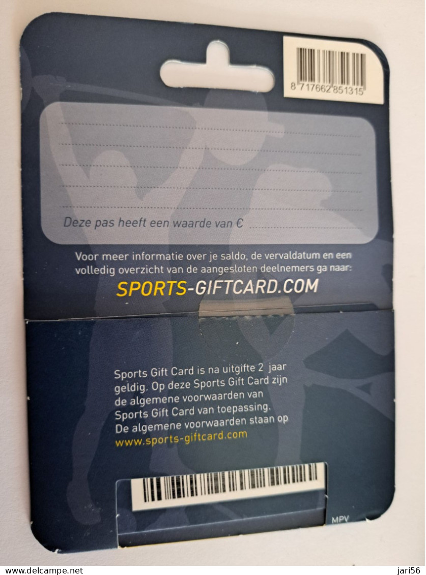 CADEAU   GIFT CARD  / SPORTS GIFT CARD  / CARD ON BLISTER - /  CARD   / NOT LOADED MINT CARD ** 16680** - Cartes Cadeaux