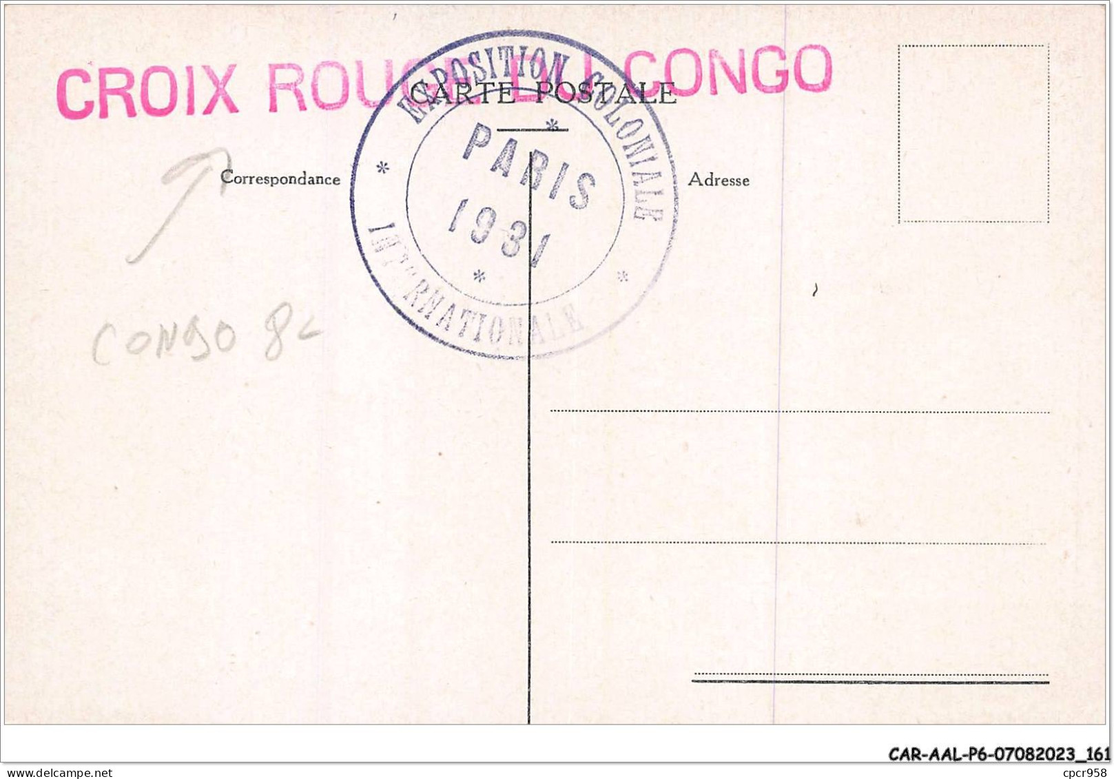 CAR-AALP6-CONGO-0559 - L'Arbre Du Chef KIVU - Belgisch-Kongo
