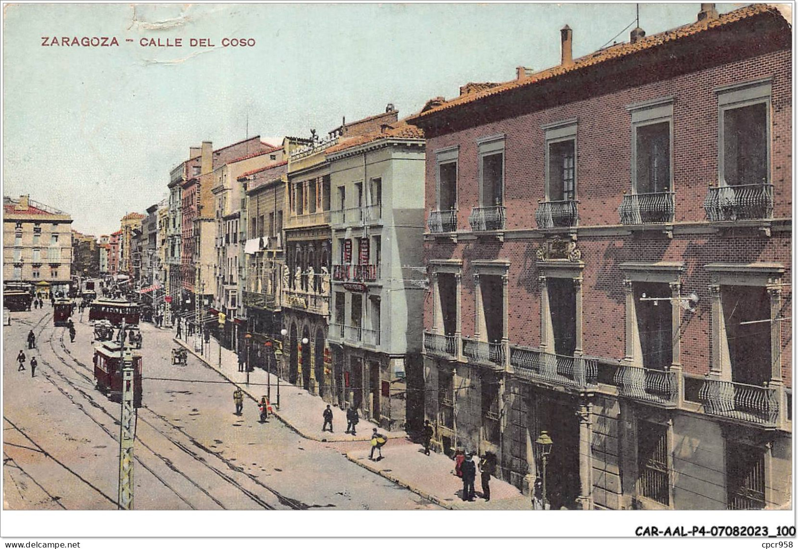 CAR-AALP4-ESPAGNE-0303 - ZARAGOZA-CALLE DEL COSO  - Other & Unclassified