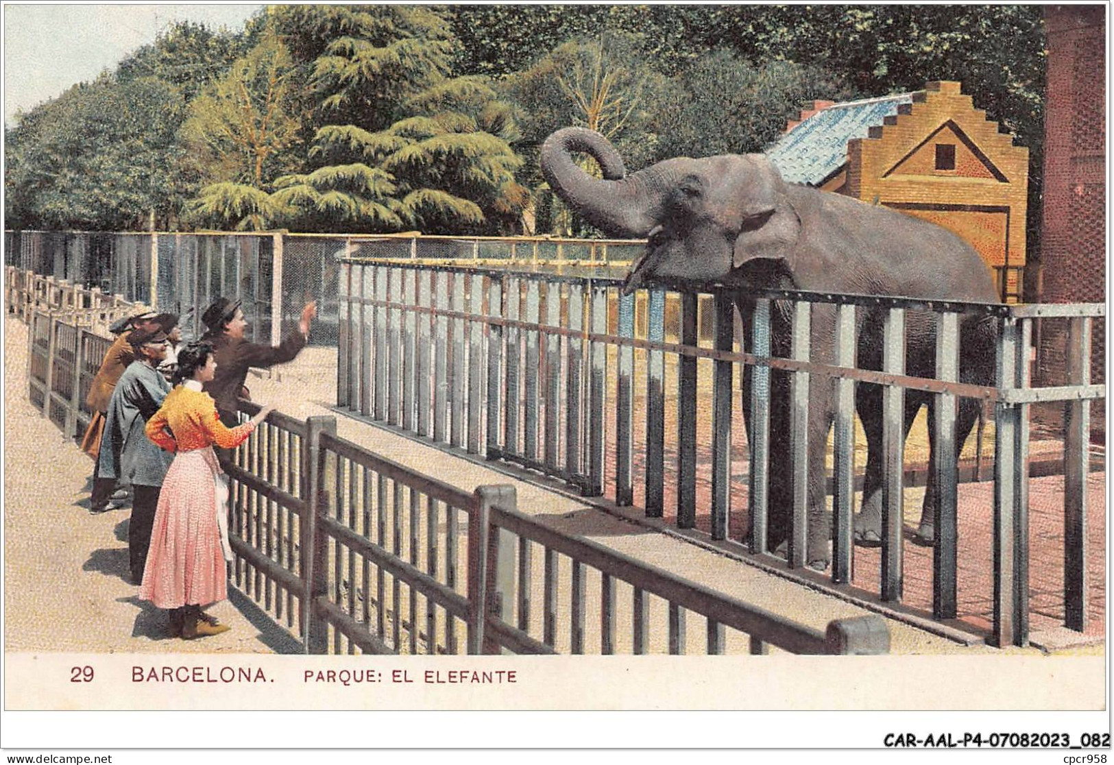 CAR-AALP4-ESPAGNE-0294 - BARCELONA, Parque: EL ELEFANTE - Other & Unclassified