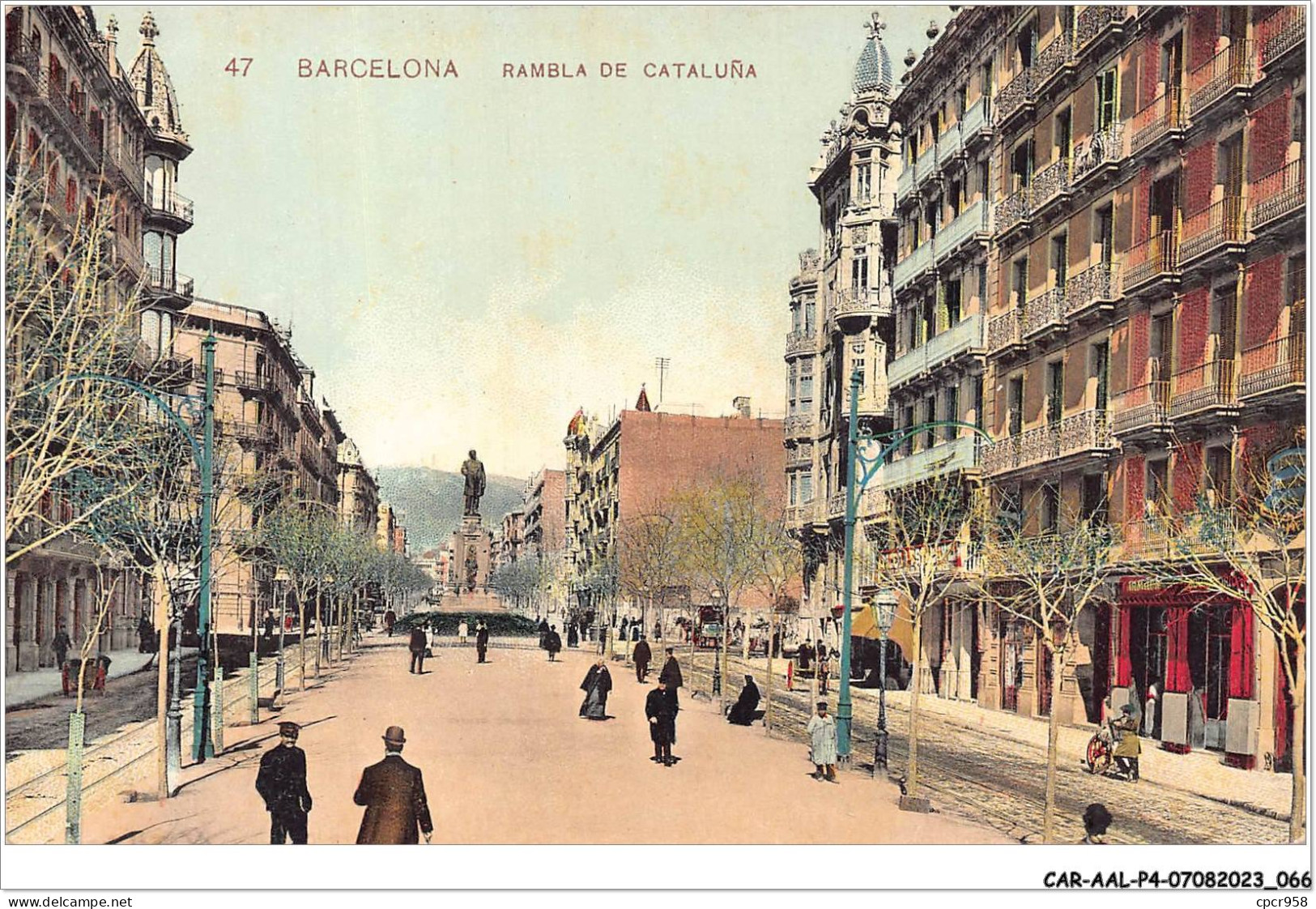 CAR-AALP4-ESPAGNE-0286 - BARCELONA-RAMBLA DE CATALUNA  - Altri & Non Classificati