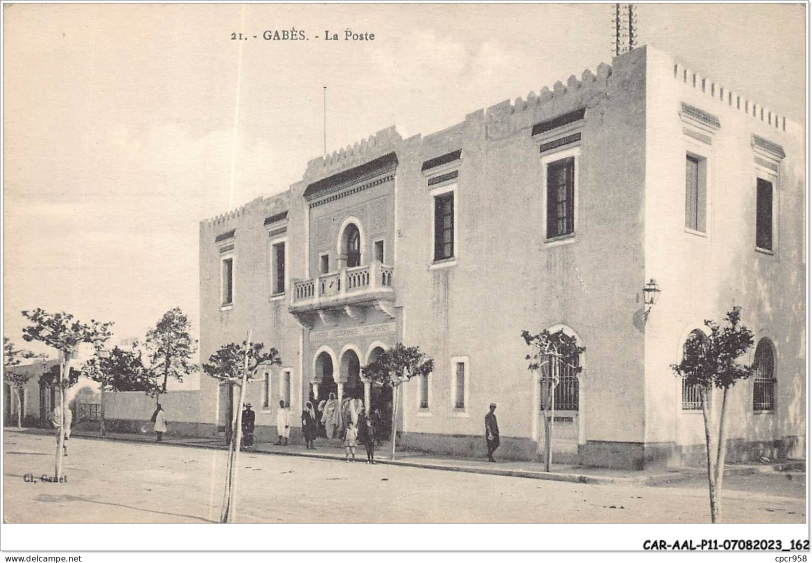 CAR-AALP11-TUNISIE-1032 - GABES-La Poste  - Tunisia