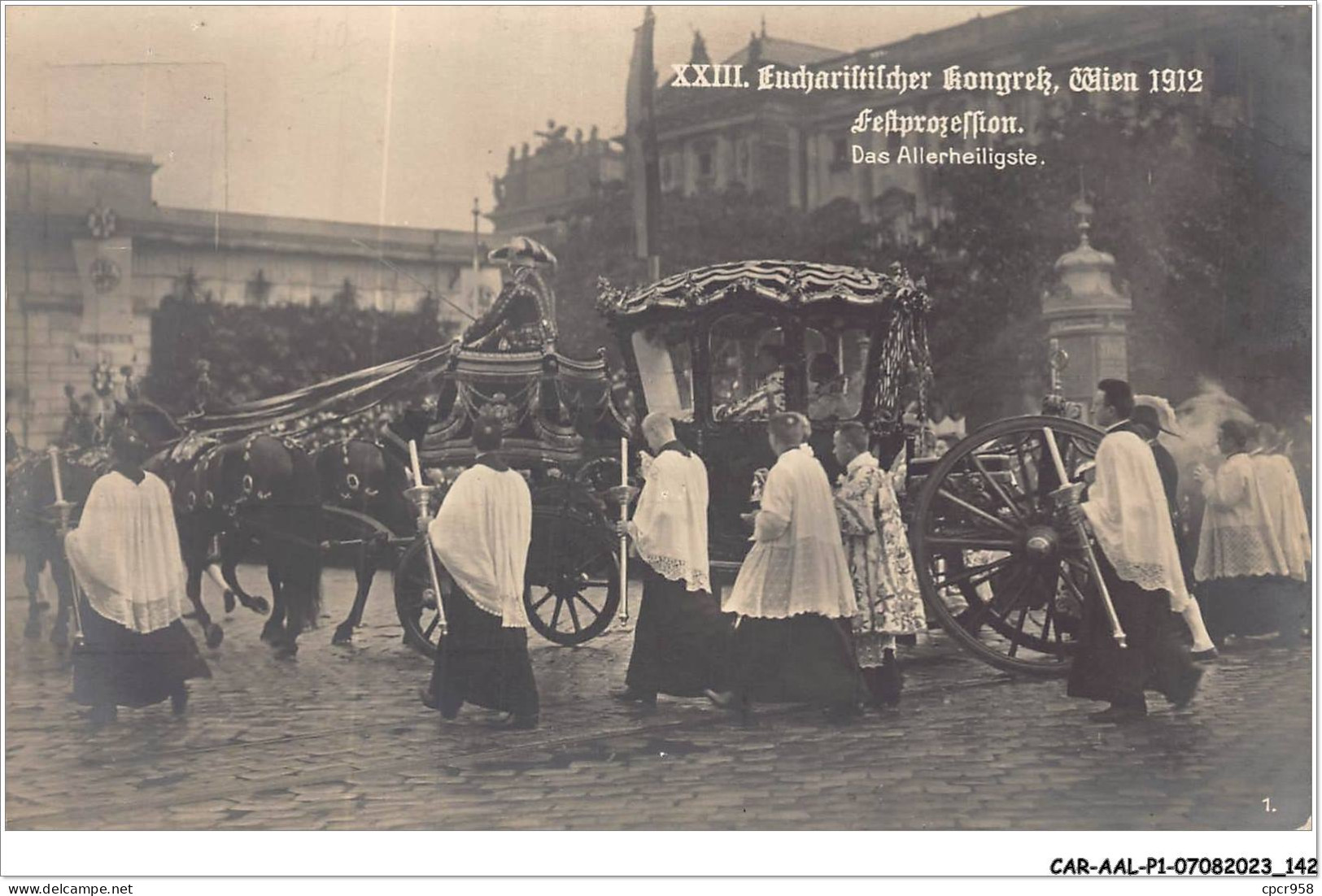 CAR-AALP1-AUTRICHE-0072 - Eudjariftifdjer Kongrek , Welien 1912 - Wien Mitte