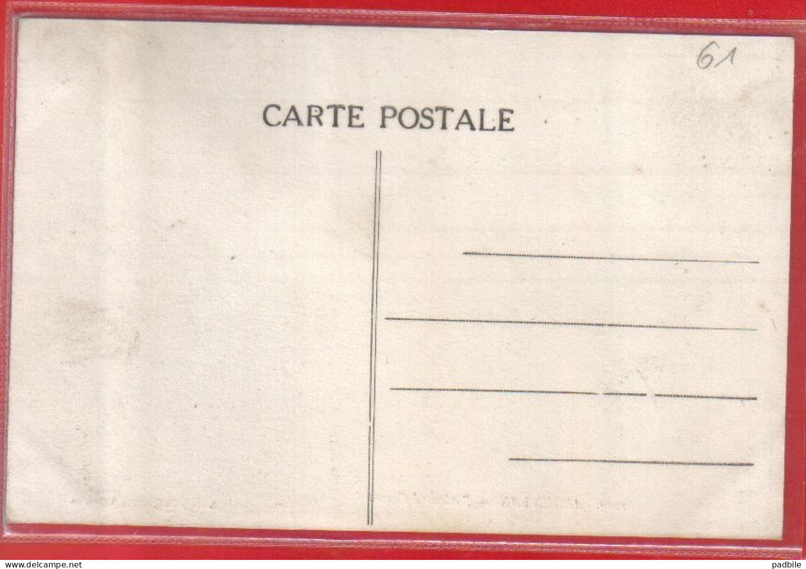 Carte Postale 61. Argentan  Boulevard Carnot  Très Beau Plan - Argentan