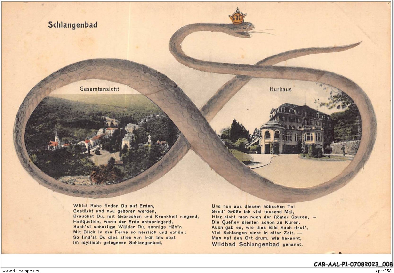 CAR-AALP1-ALLEMAGNE-0005 - Schlangenbad  - Schlangenbad