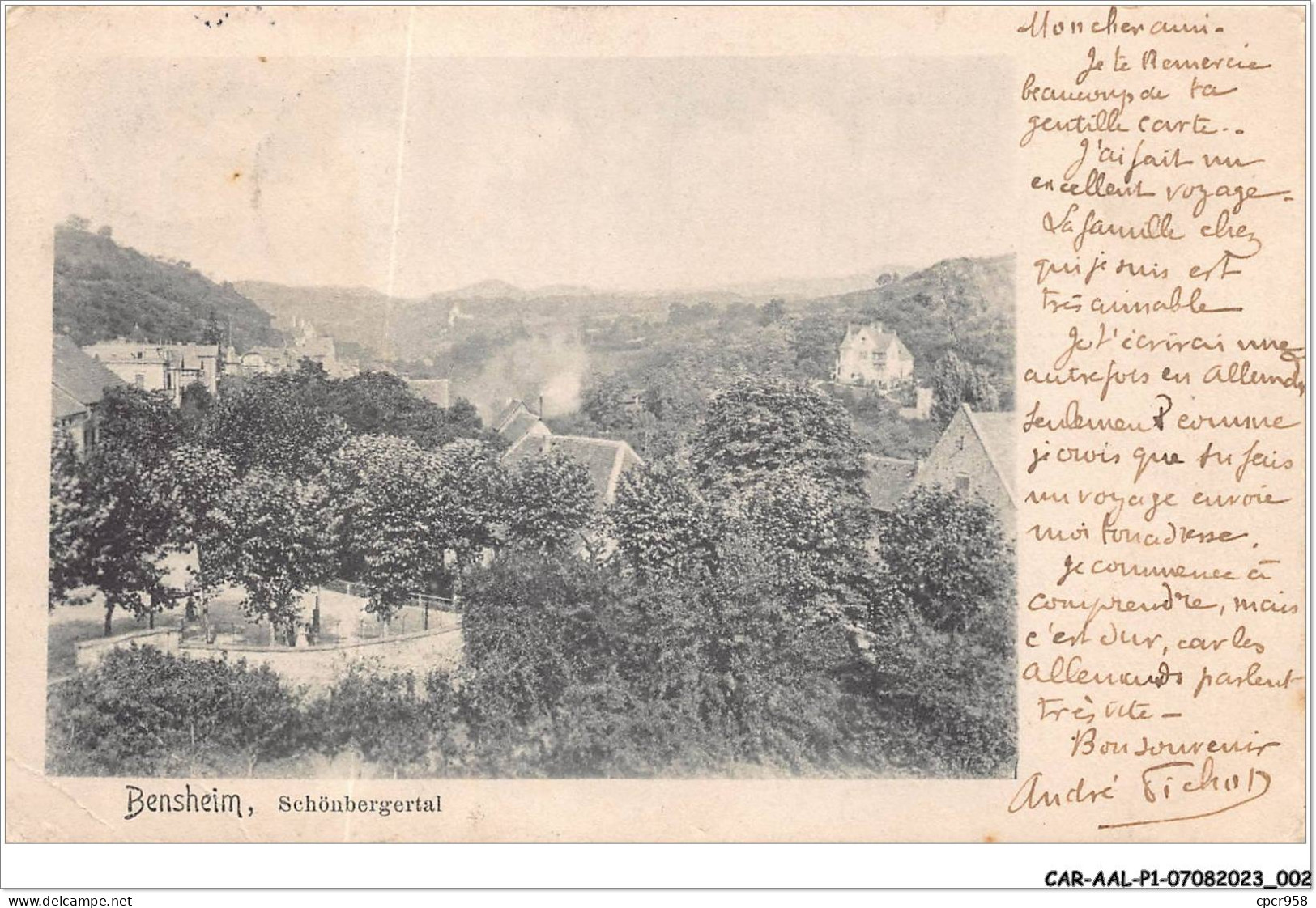 CAR-AALP1-ALLEMAGNE-0002 - BENSHEIM, Schonebergertal  - Bensheim