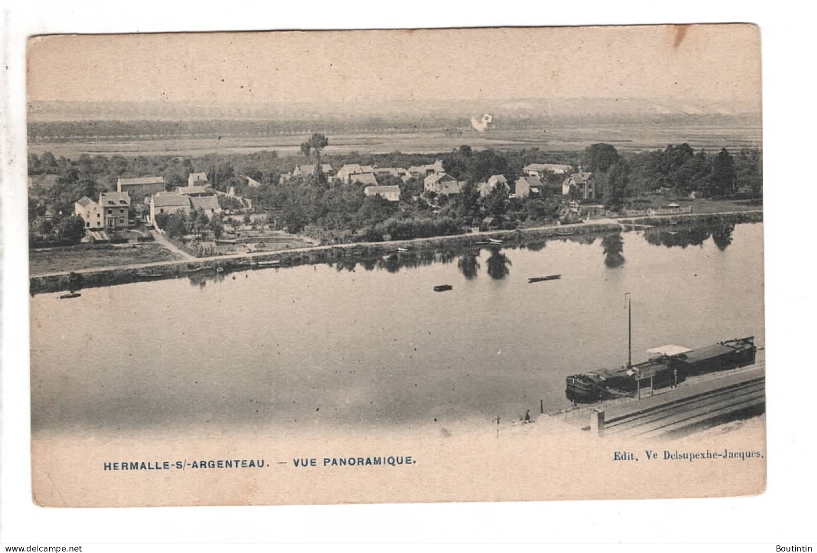 Hermalle Sous Argenteau Vue Panoramique ( Péniche ) - Oupeye