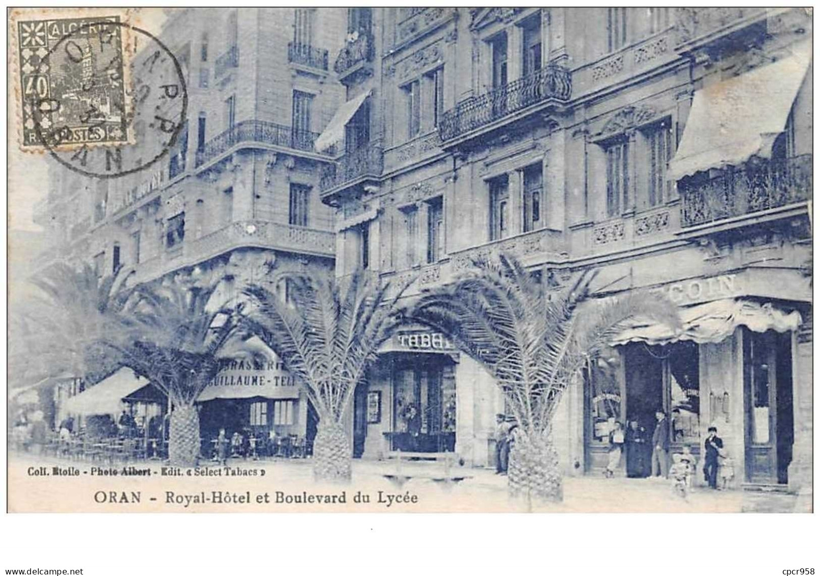 Algerie . N°50092 . Oran . Royal Hotel . En L Etat Plie - Oran