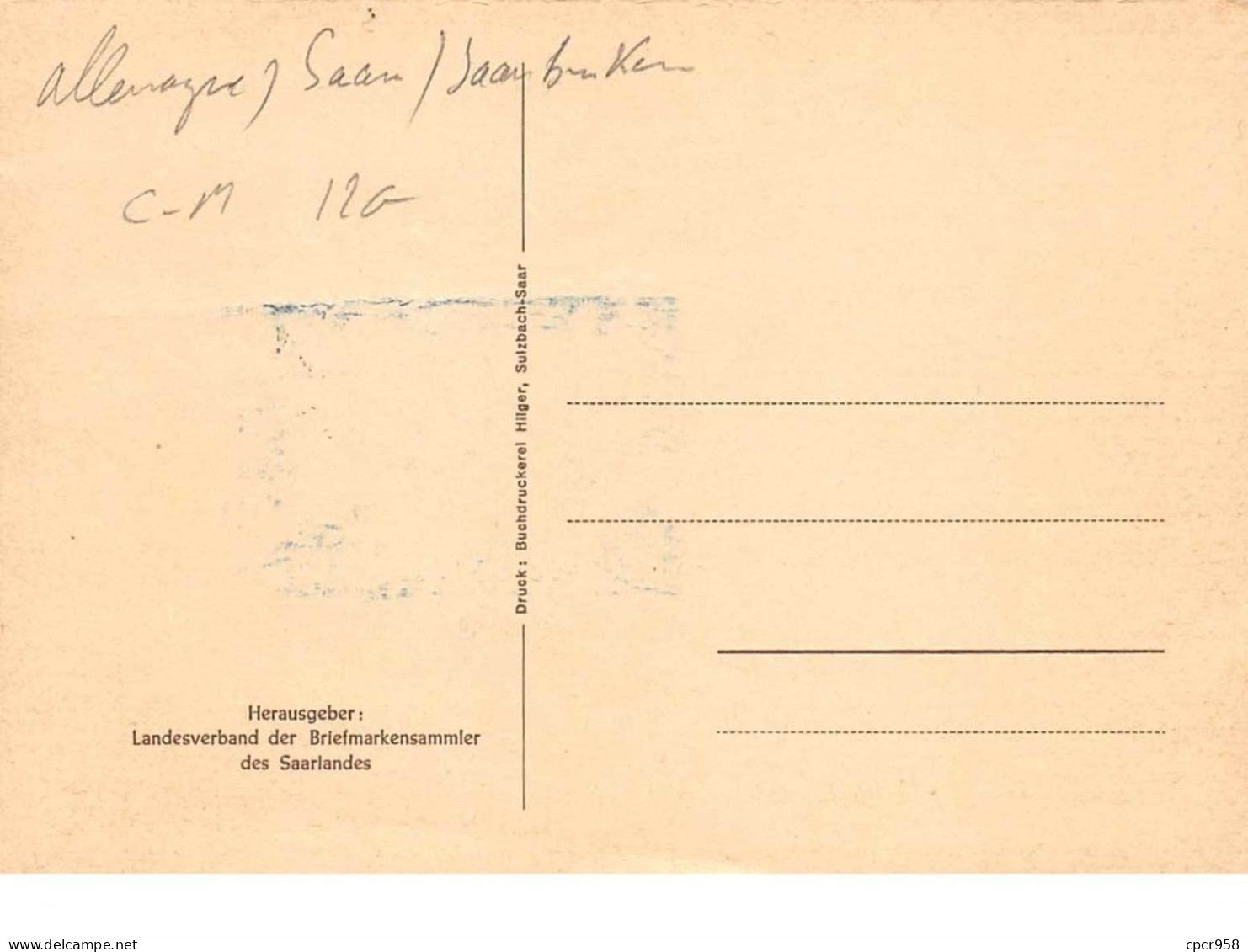 Allemagne.n°57777.tagder Briefmarke.carte Maximum - Saarbrücken