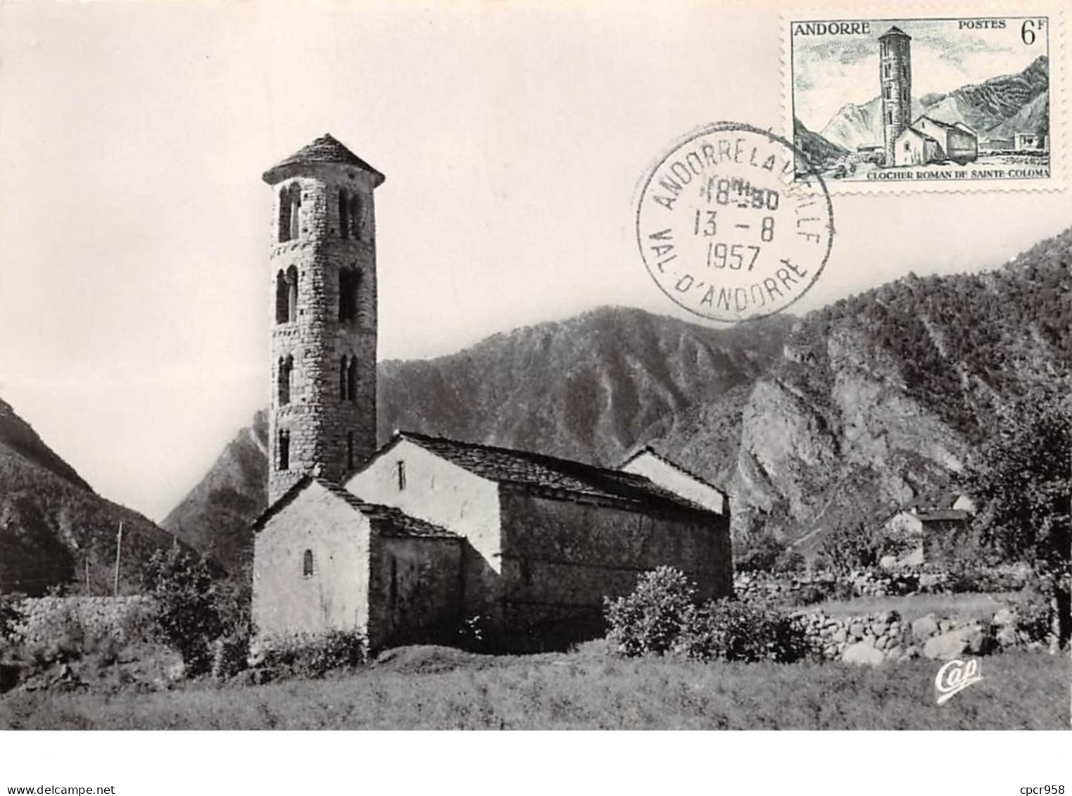 Andorre.n°57846.santa Colonna.eglise Romane.carte Maximum - Andorra