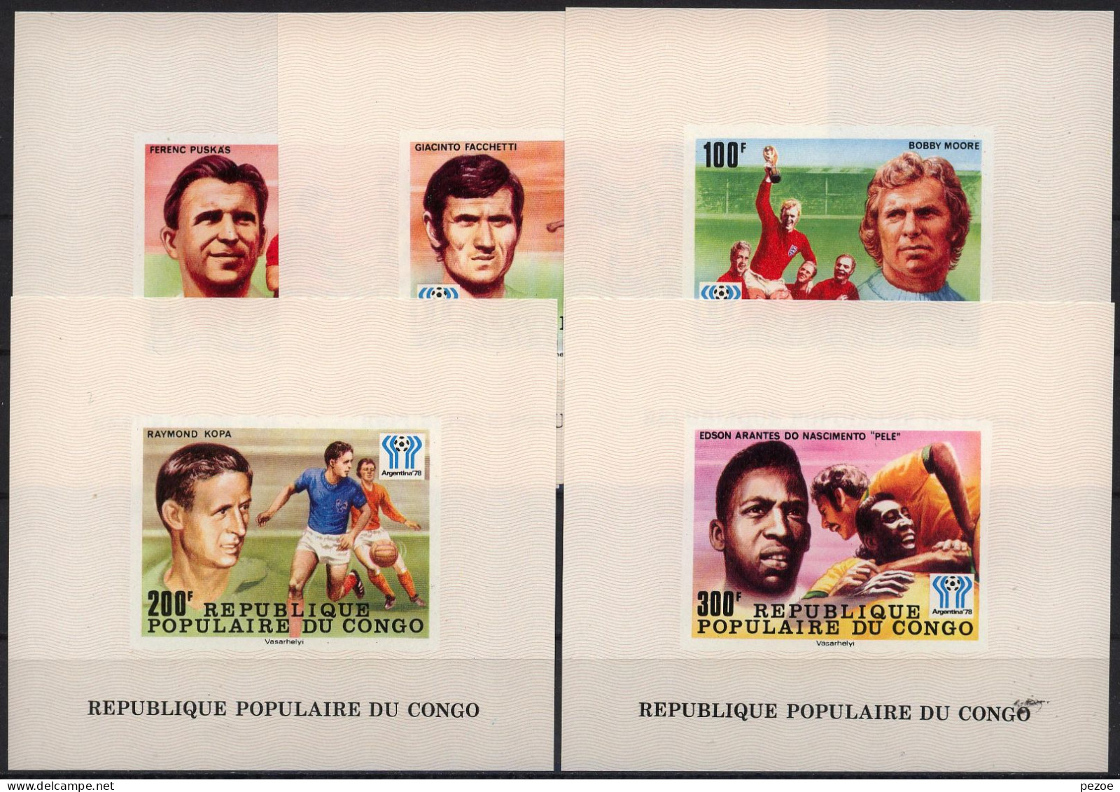 Football / Soccer / Fussball - WM 1978:  Congo  5 SoBl ** - 1978 – Argentine