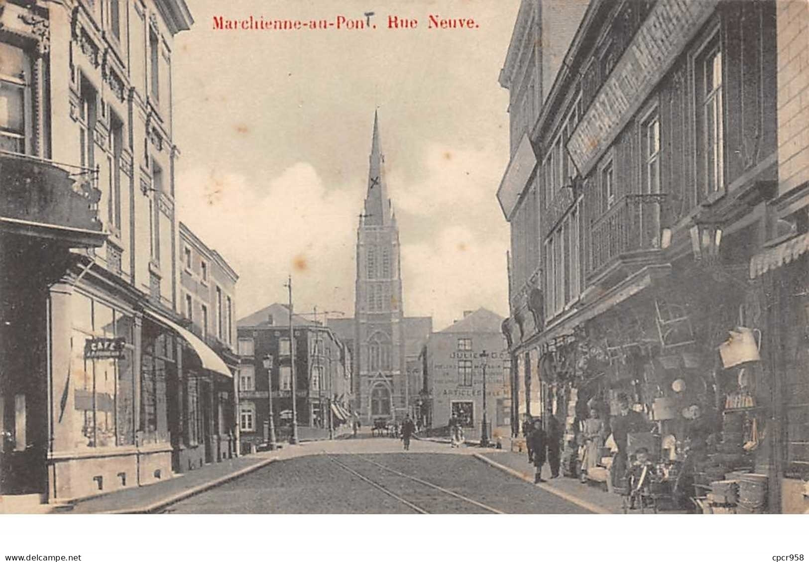Belgique.n°58334.charleroi.marchienne Au Pont.rue Neuve - Charleroi