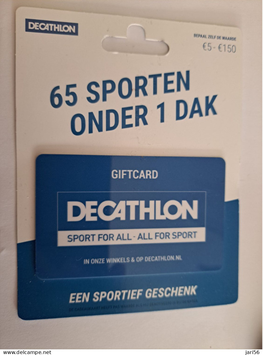 CADEAU   GIFT CARD  / SPORT DECATHLON  CARD  / CARD ON BLISTER - /  CARD   / NOT LOADED MINT CARD ** 16681** - Gift Cards