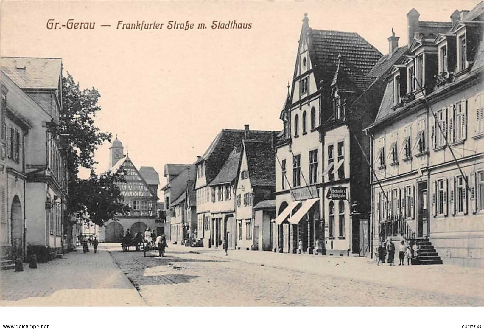 Allemagne - N°60866 - GROSS-GERAU - Frankfurter Strasse M. Stadthaus - Gross-Gerau