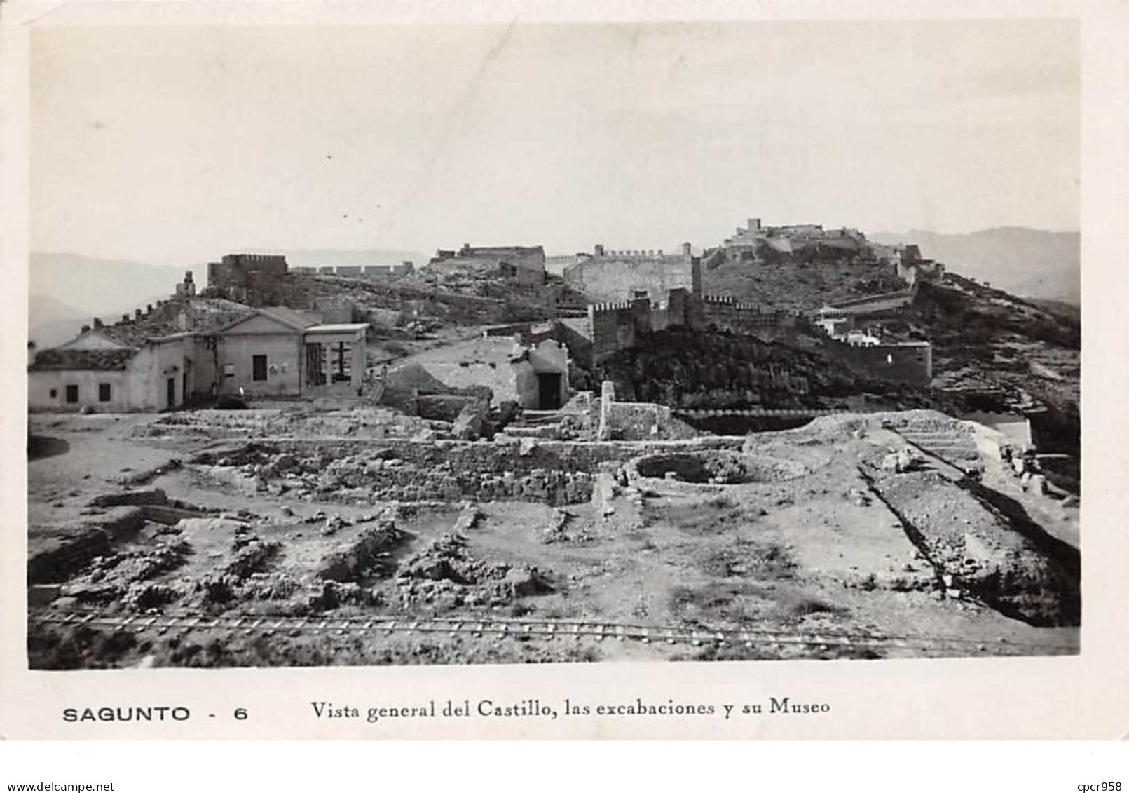 Espagne - N°60853 - SAGUNTO - Vista General Del Castillo, Las Excabaciones Y Au Museo - Valencia