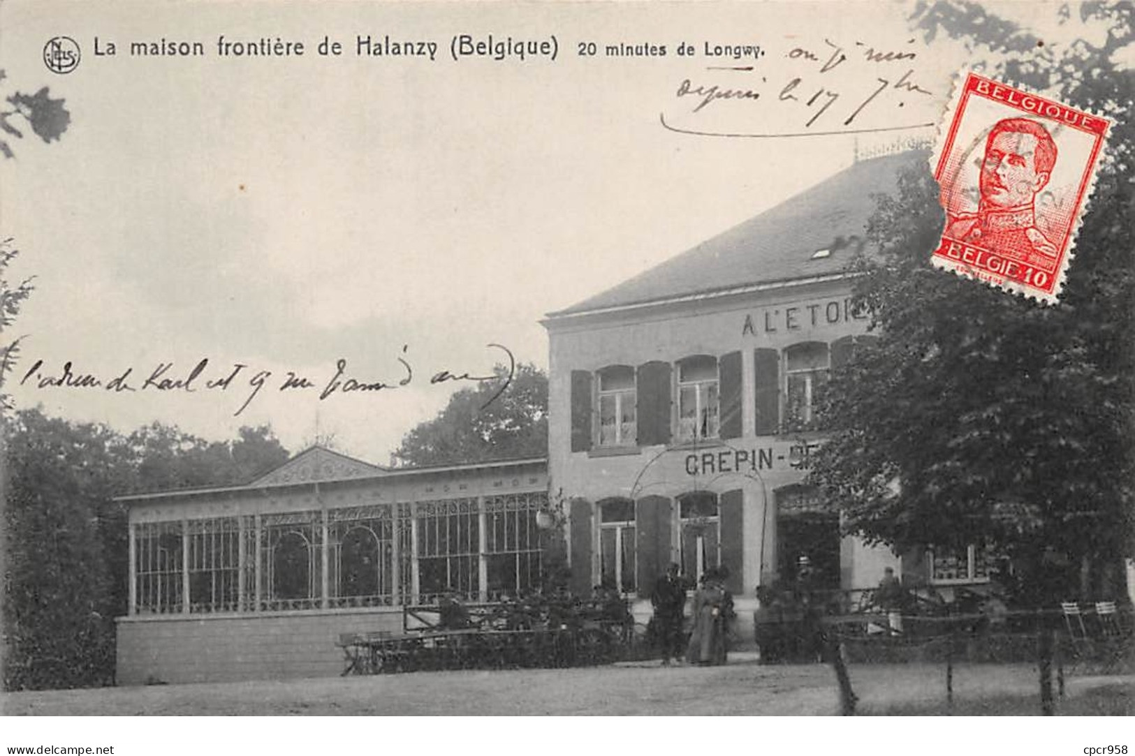 Belgique - N°65907 - Aubange - La Maison Frontière De Halanzy (20 Minutes De Longwy) - Aubange