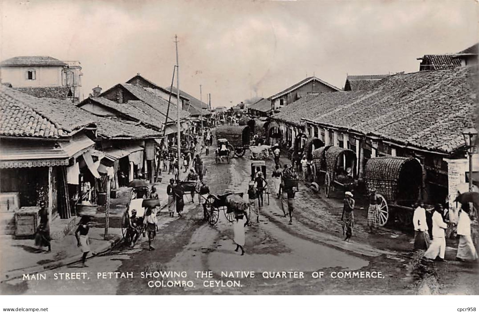 Sri Lanka - N°65765 - Main Street Pettah Showing The Native Quarter Of Commerce Colombo Ceylon - Sri Lanka (Ceylon)