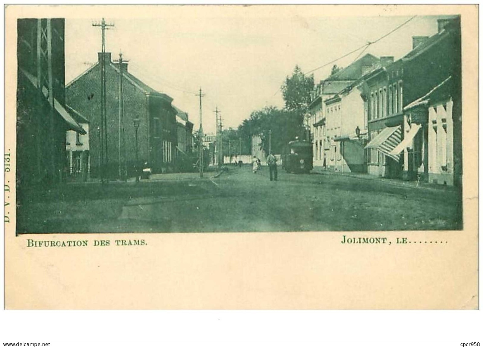 Belgique . N°41594 . Jolimont.bifurcation Des Trams - La Louviere