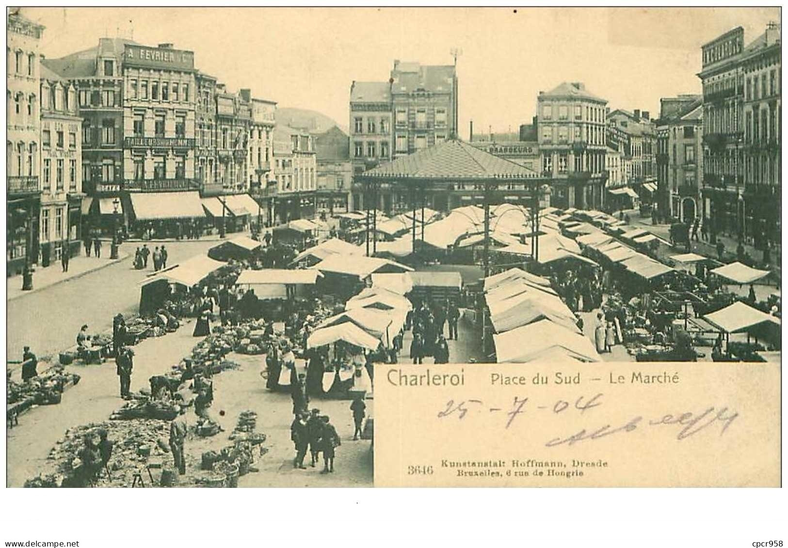 Belgique . N°41592 . Charleroi.le Marché - Charleroi