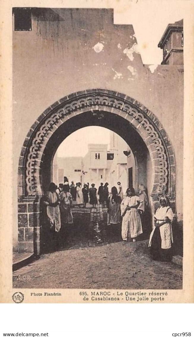 Maroc . N°51880 .beauté Casablanca.une Jolie Porte - Casablanca