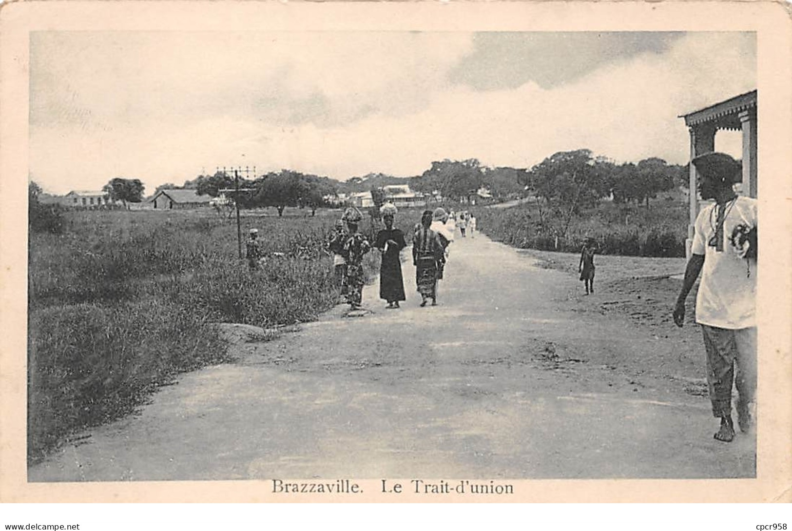 Afrique - N°66123 - Congo Français - Brazaville - Le Trait D'Union - Brazzaville