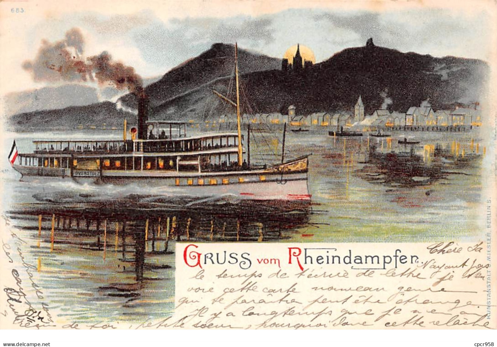 Allemagne - N°63521 - Koeln - Gruss Vom Rheindampfer - Koeln