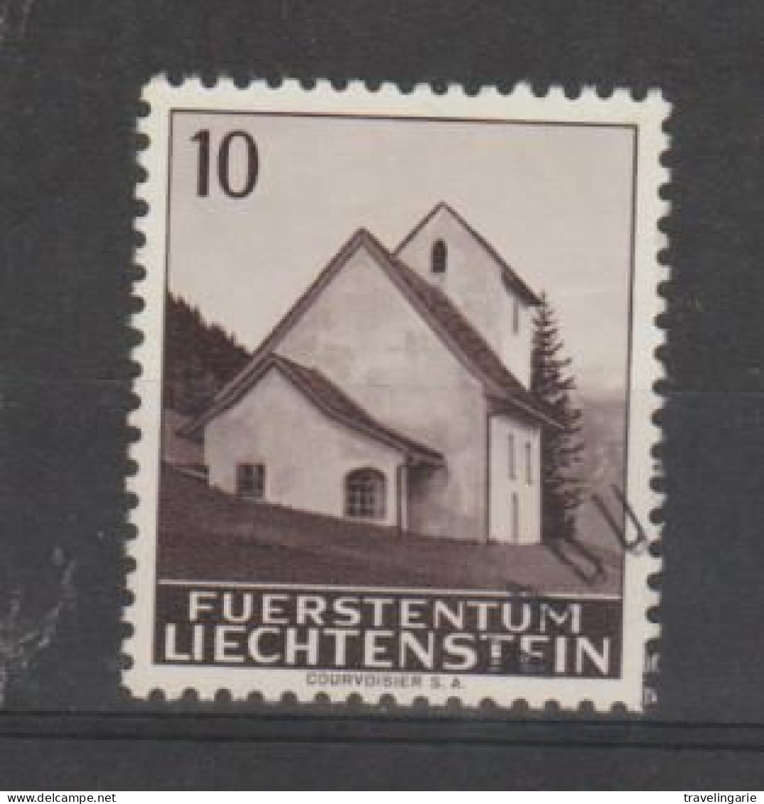 Liechtenstein 1964 Mamescha Chapel 10 R ° Used - Used Stamps