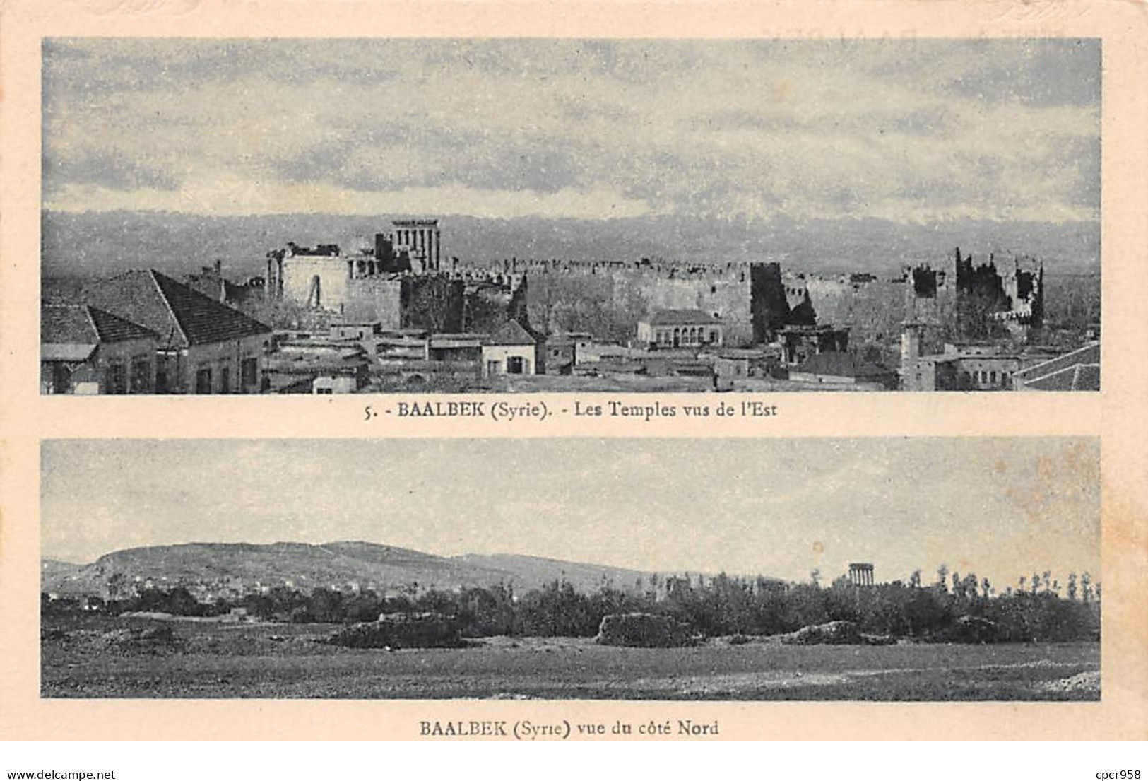 Syrie - N°67298 - BAALBEK - Les Temples Vus De L'Est - Vue Du Côté Nord - Syrie